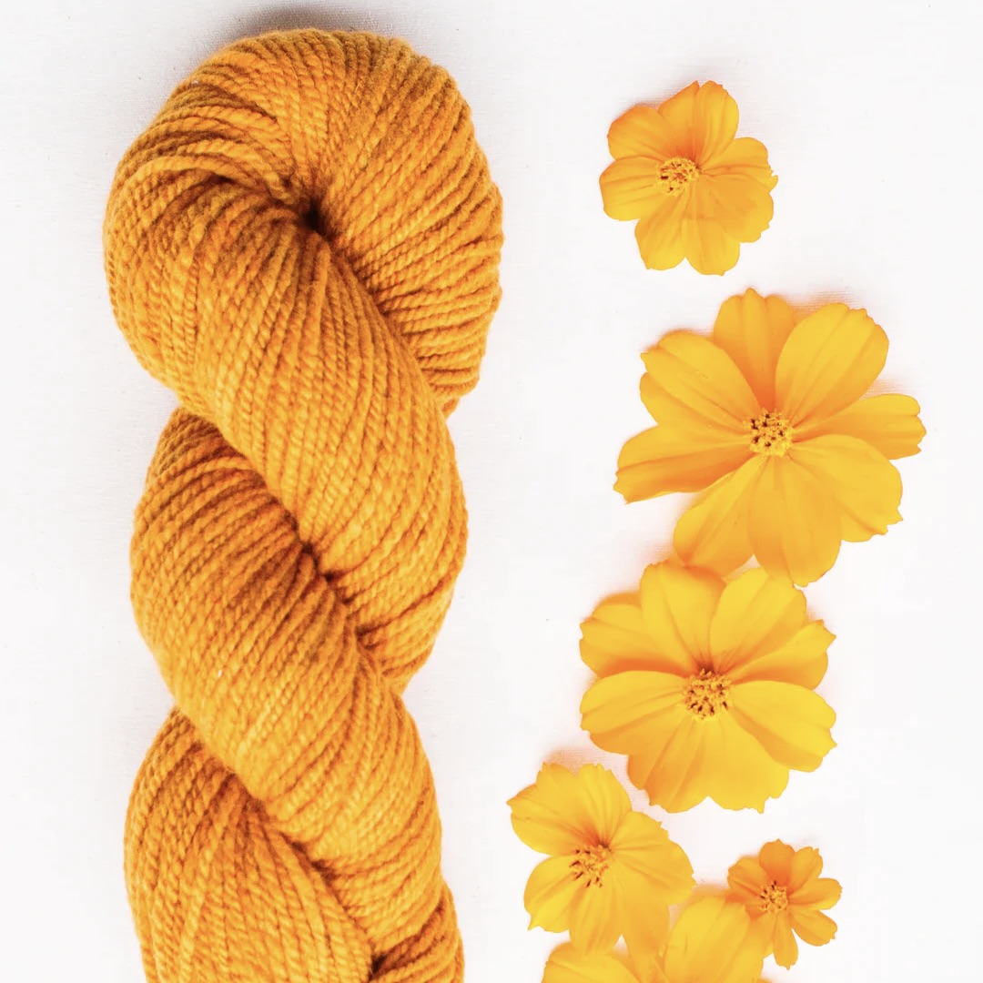 Handspun Hand-Dyed Organic Merino DK