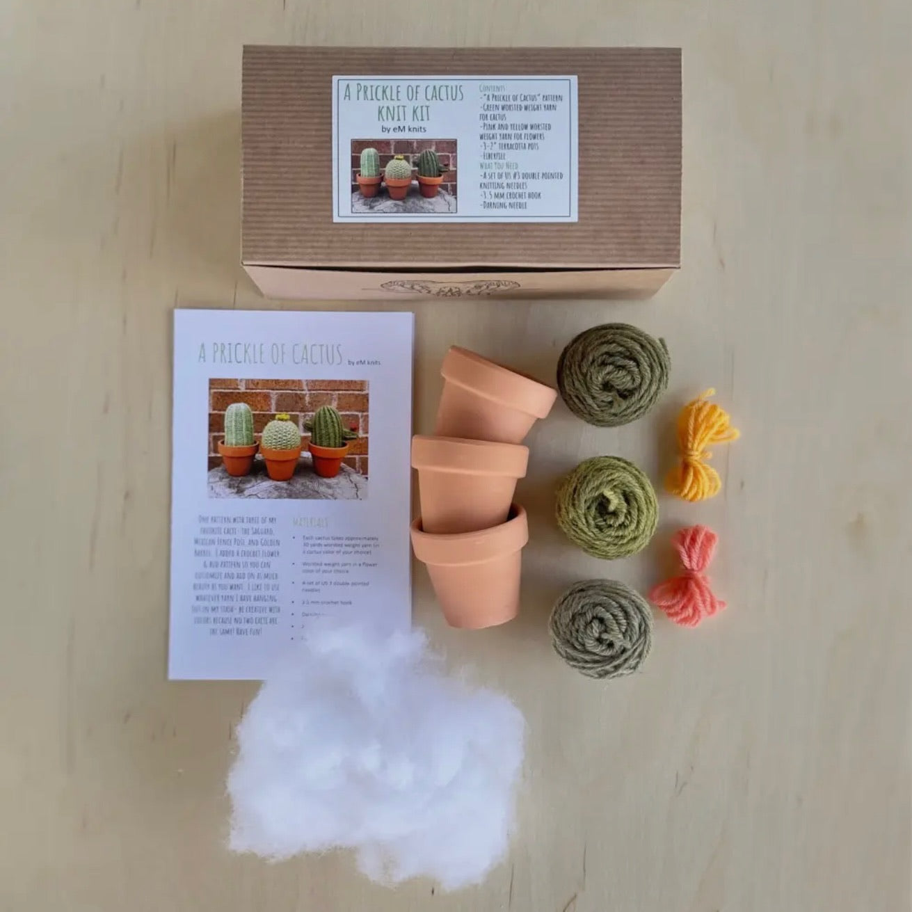 Prickle of Cactus Knit Kit