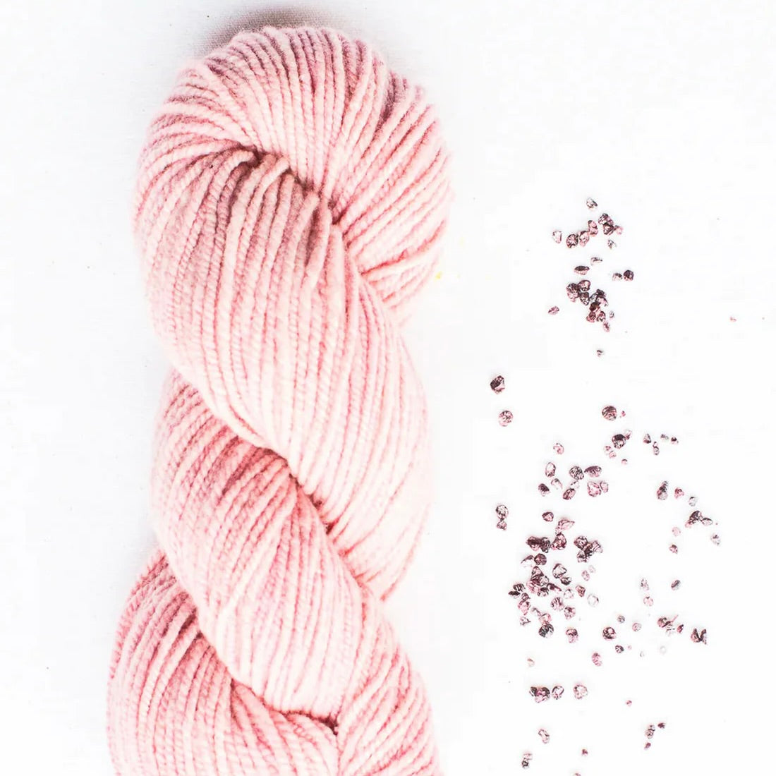 Handspun Hand-Dyed Organic Merino DK