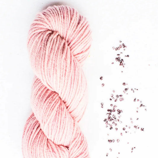 Handspun Hand-Dyed Organic Merino DK