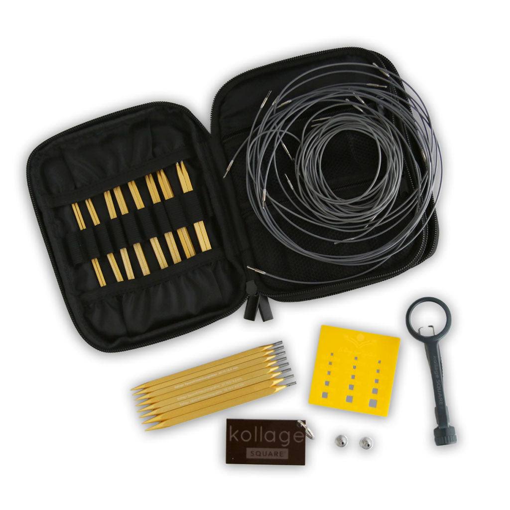 Square Interchangeable Needle Set - 5.5" - Gold Edition