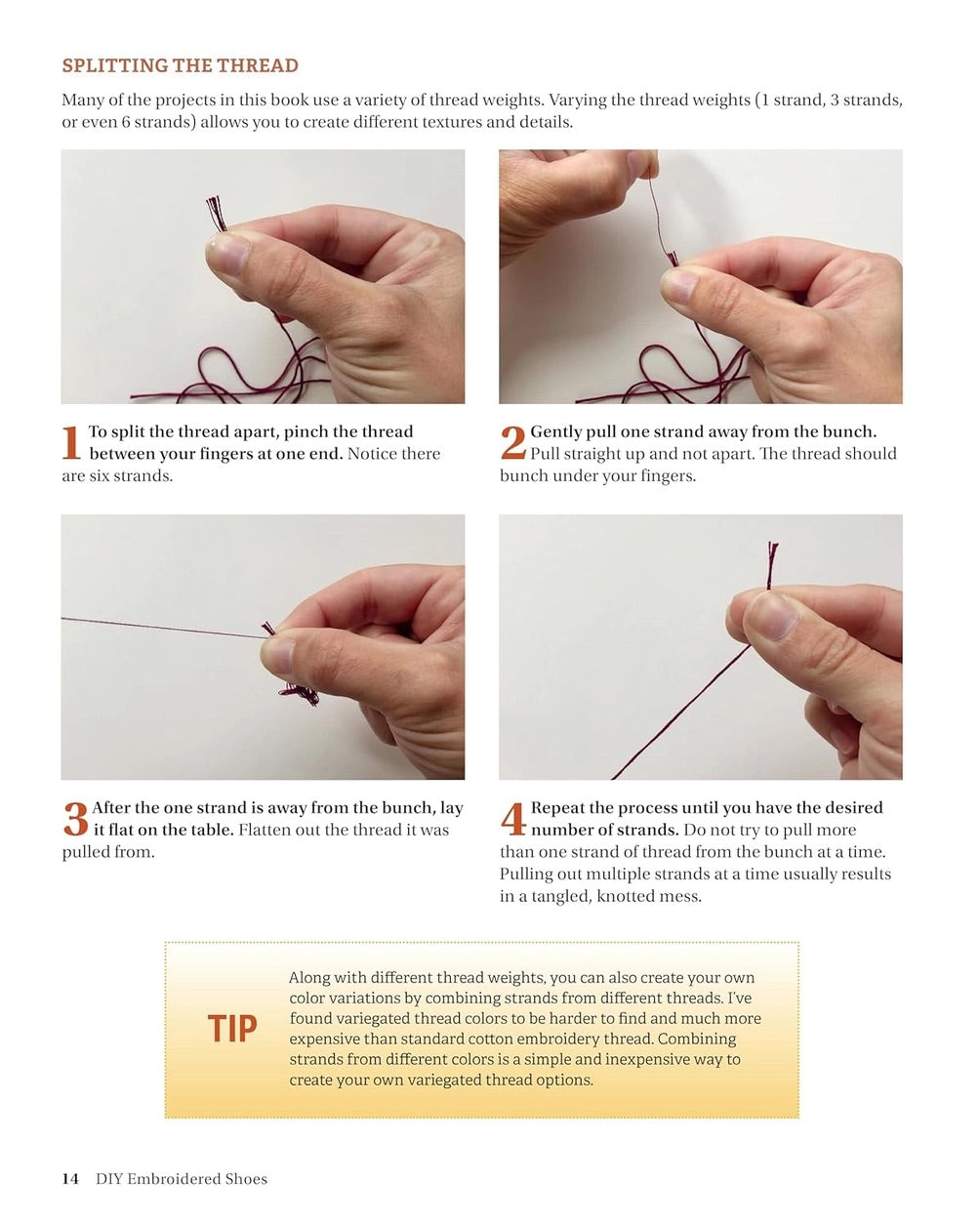 Diy Embroidered Shoes- Hand Embroidery Diy Book