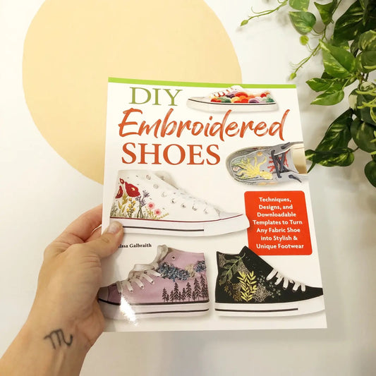 Diy Embroidered Shoes- Hand Embroidery Diy Book