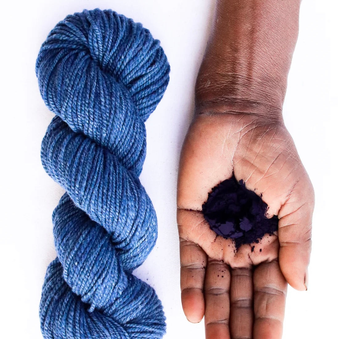 Handspun Hand-Dyed Organic Merino DK