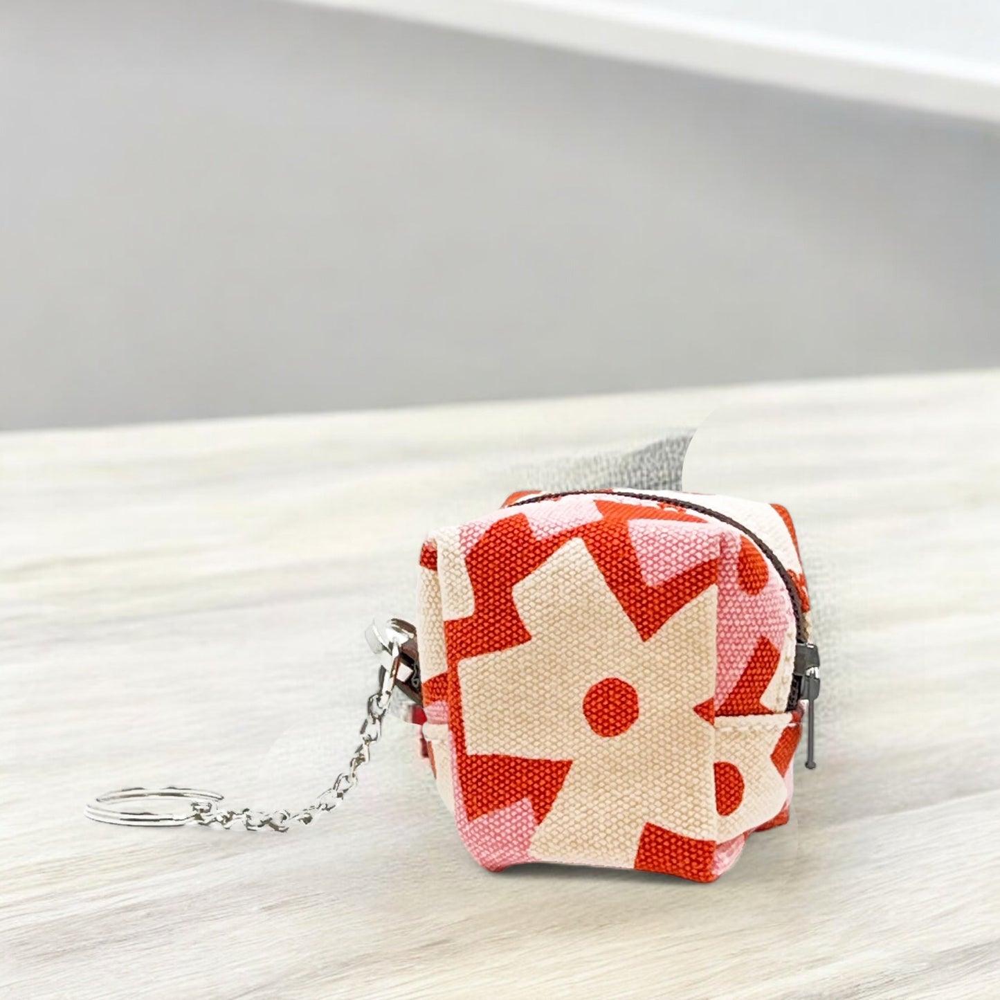 Mini cube key ring